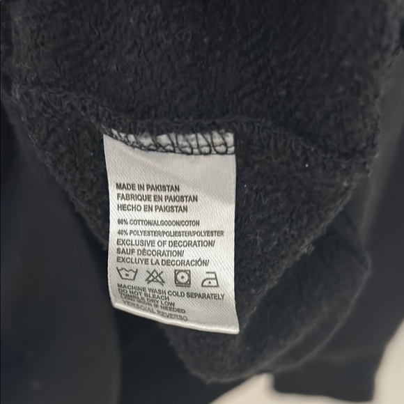 Wildwood Good Vibes New Jersey Hoodie Sweatshirt Size Medium black - Picture 5 of 5